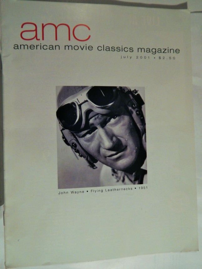 AMERICAN MOVIE CLASSICS magazine side cover Issue 158 July 2001