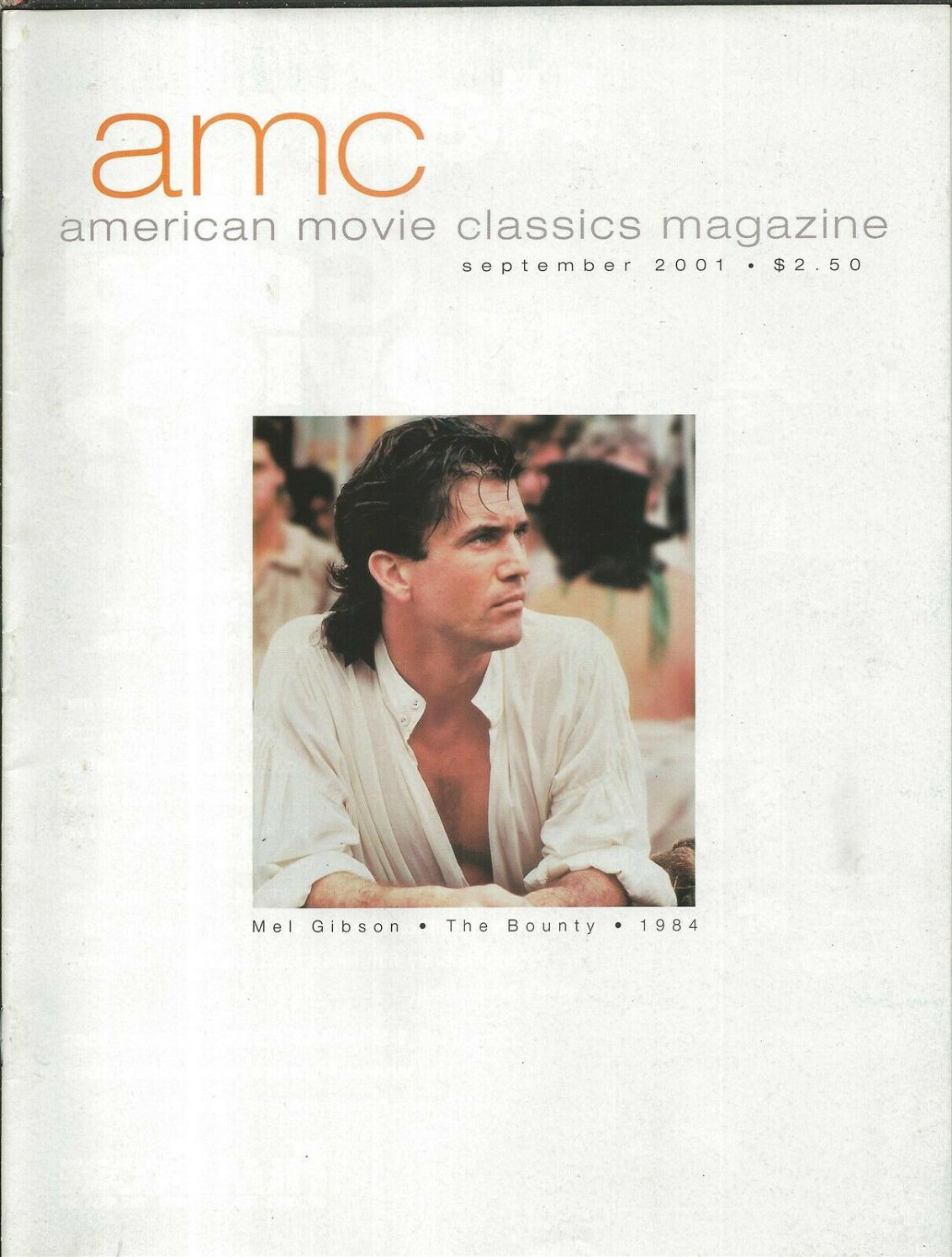 AMERICAN MOVIE CLASSICS magazine side cover Issue 160 September 2001