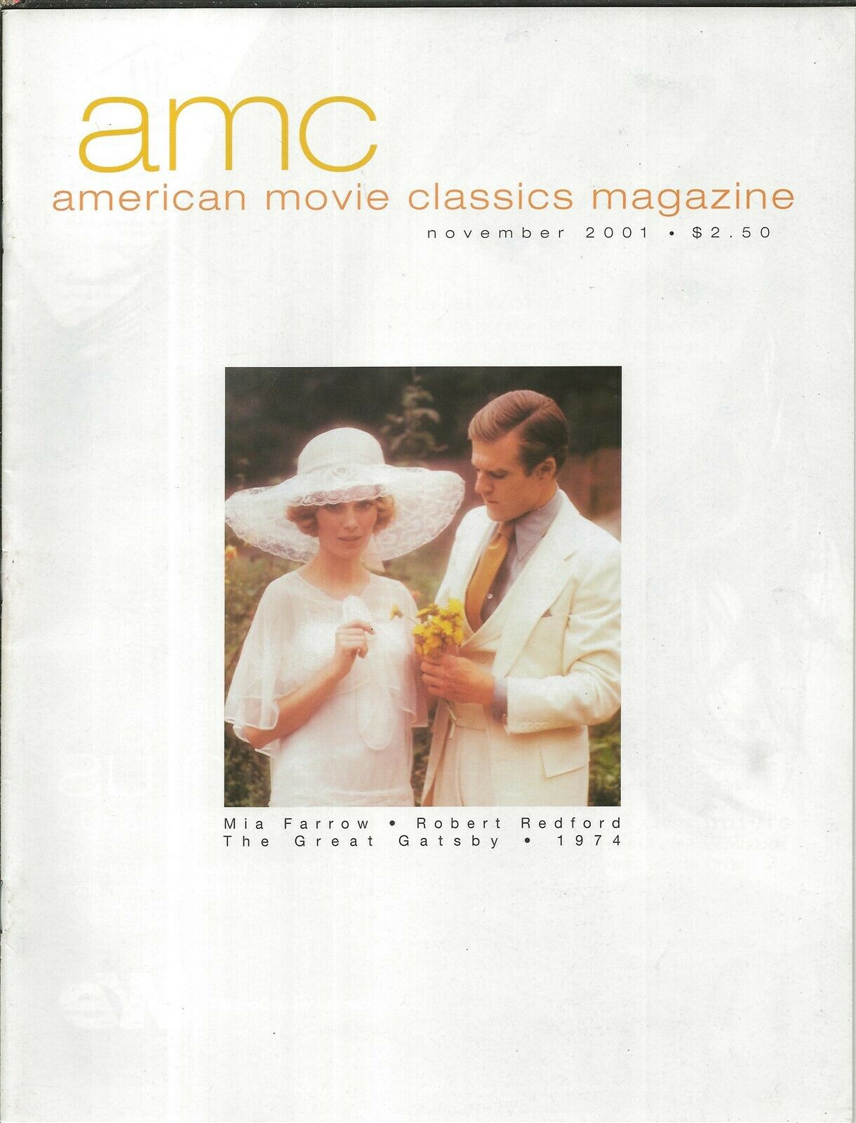AMERICAN MOVIE CLASSICS magazine side cover Issue 162 November 2001