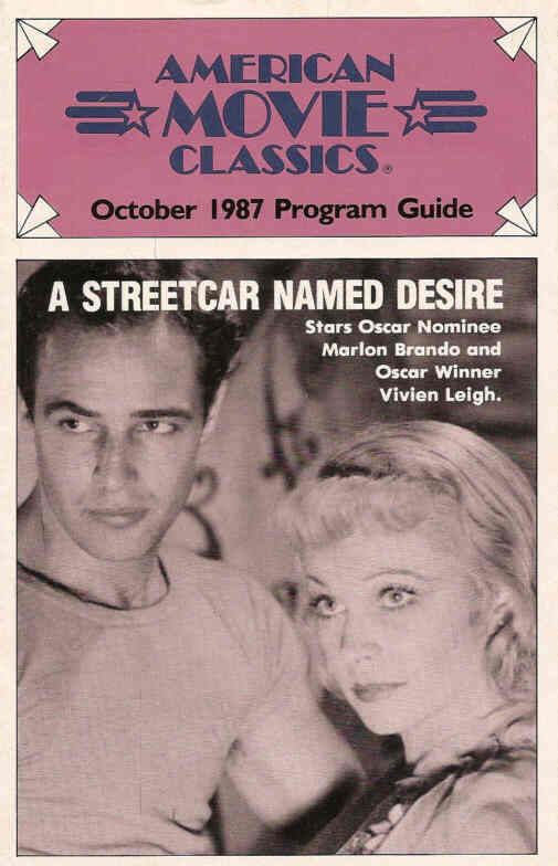 AMERICAN MOVIE CLASSICS magazine side cover October 1987