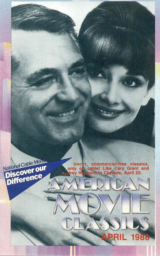 AMERICAN MOVIE CLASSICS magazine side cover April 1988