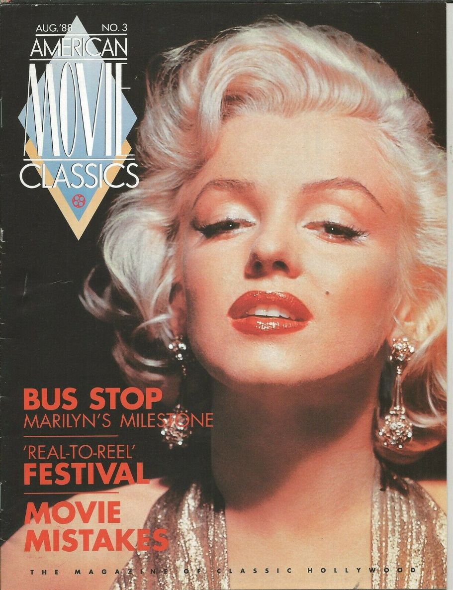 AMERICAN MOVIE CLASSICS magazine side cover Issue 3 August 1988