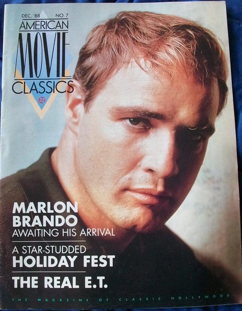 AMERICAN MOVIE CLASSICS magazine side cover Issue 7 December 1988