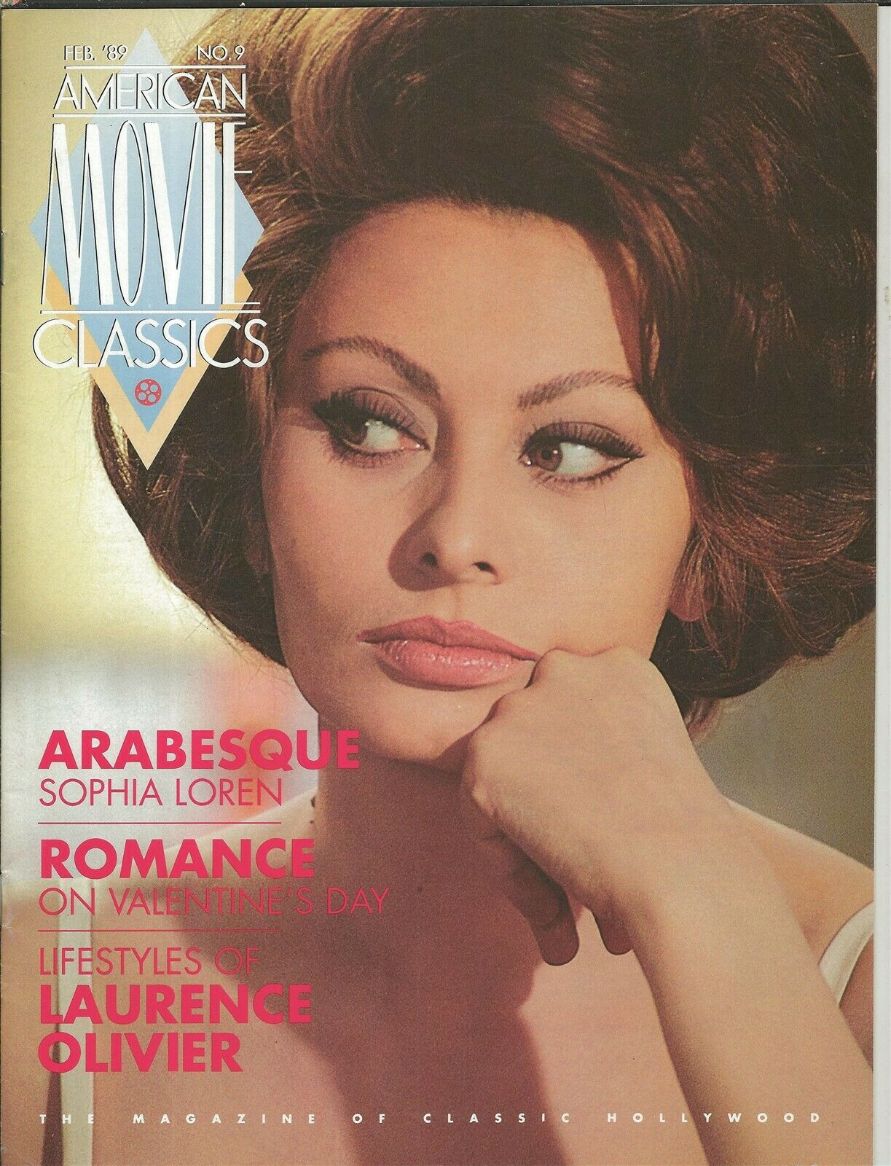 AMERICAN MOVIE CLASSICS magazine side cover Issue 9 February 1989