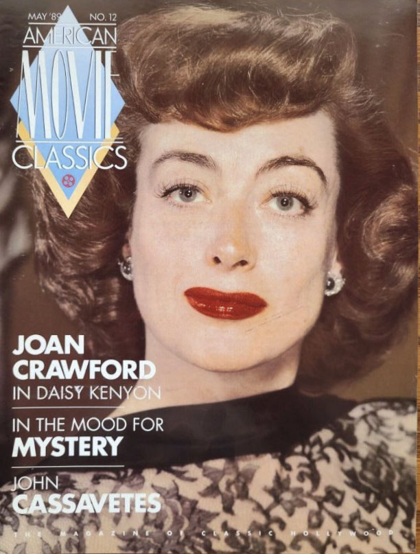 AMERICAN MOVIE CLASSICS magazine side cover Issue 12 May 1989