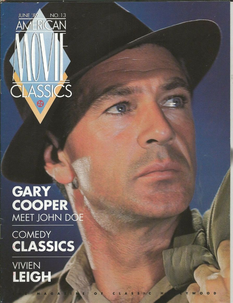 AMERICAN MOVIE CLASSICS magazine side cover Issue 13 June 1989