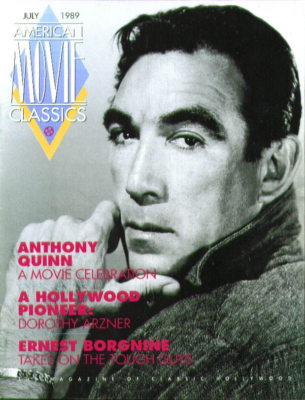 AMERICAN MOVIE CLASSICS magazine side cover Issue 14 July 1989