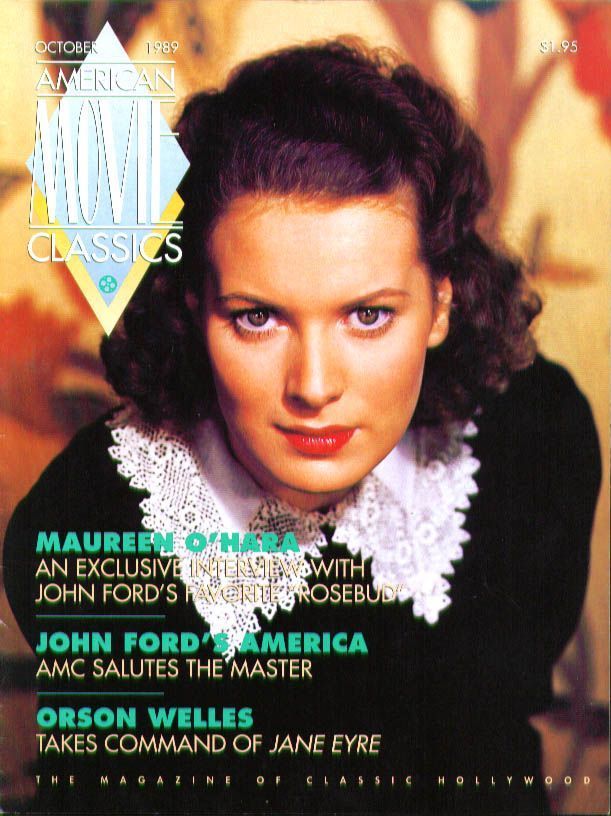 AMERICAN MOVIE CLASSICS magazine side cover Issue 17 October 1989