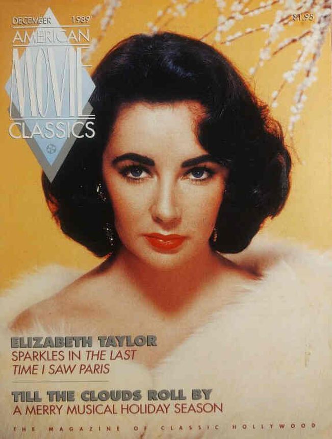 AMERICAN MOVIE CLASSICS magazine side cover Issue 19 December 1989