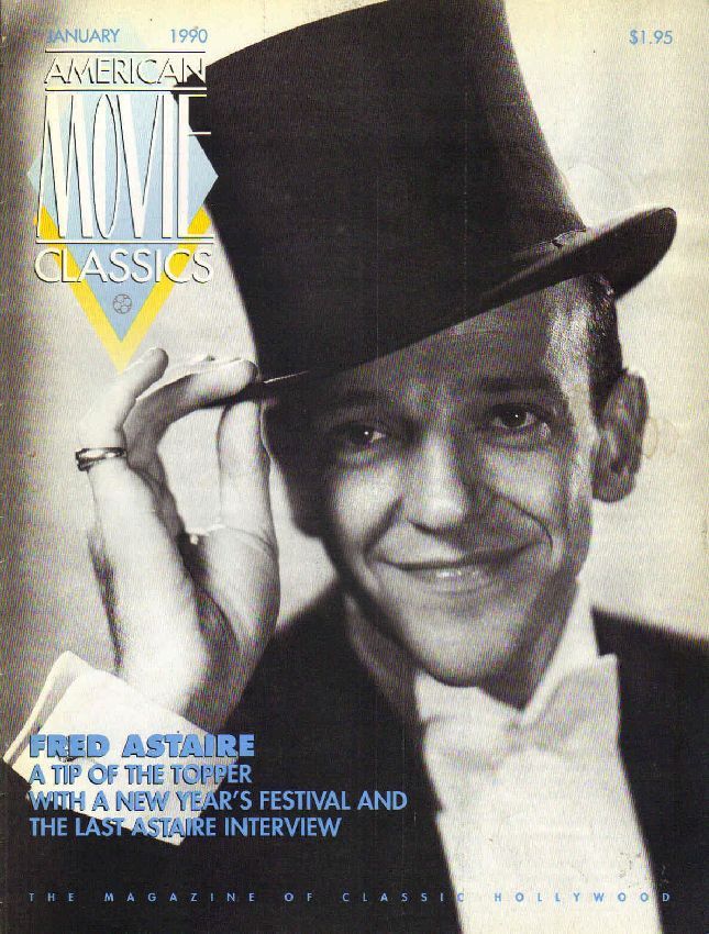 AMERICAN MOVIE CLASSICS magazine side cover Issue 20 January 1990