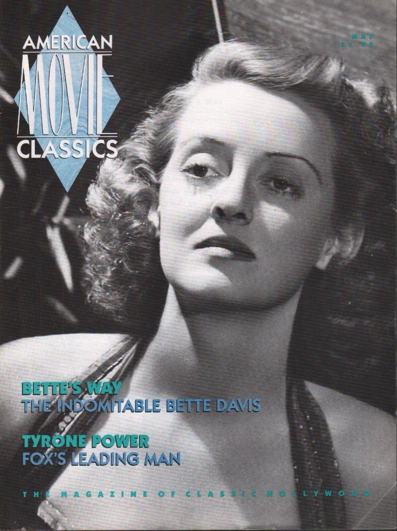 AMERICAN MOVIE CLASSICS magazine side cover Issue 24 May 1990
