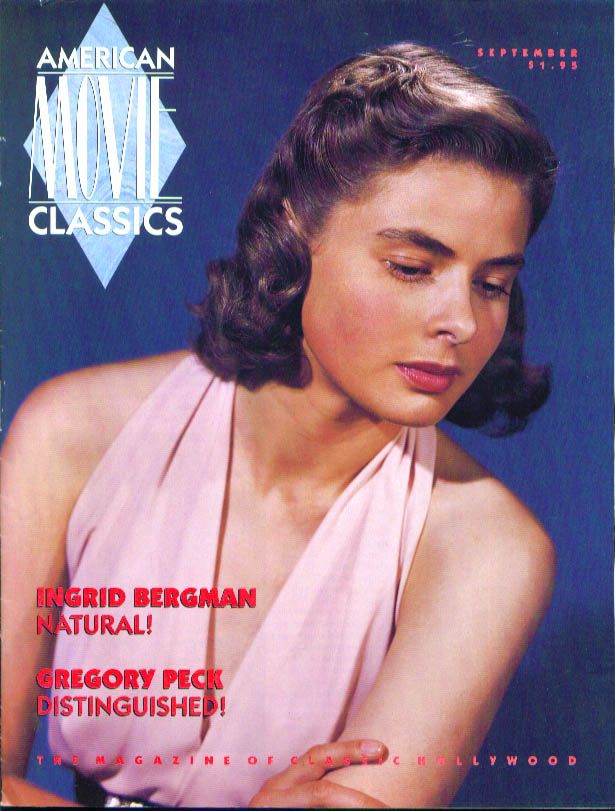 AMERICAN MOVIE CLASSICS magazine side cover Issue 28 September 1990