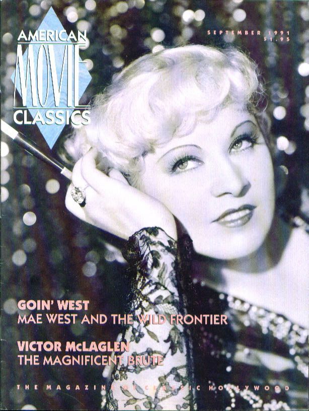AMERICAN MOVIE CLASSICS magazine side cover Issue 40 September 1991