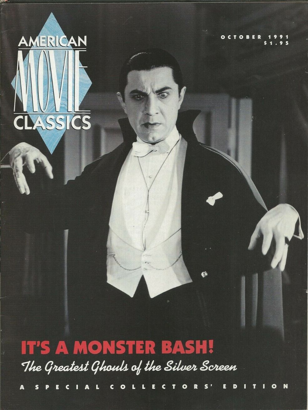 AMERICAN MOVIE CLASSICS magazine side cover Issue 41 October 1991