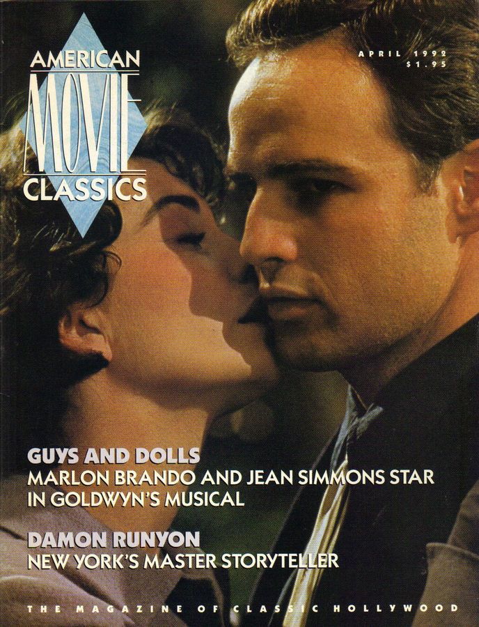 AMERICAN MOVIE CLASSICS magazine side cover Issue 47 April 1992
