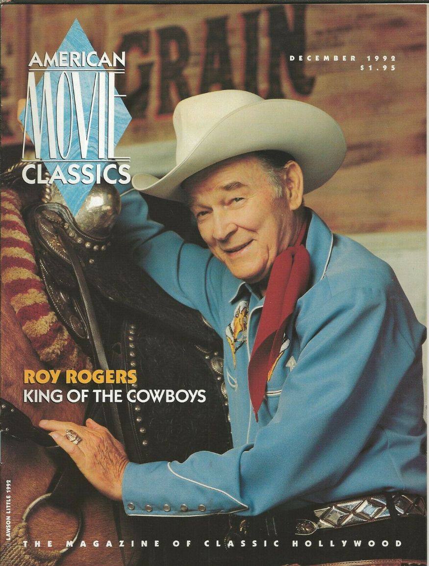 AMERICAN MOVIE CLASSICS magazine side cover Issue 55 December 1992