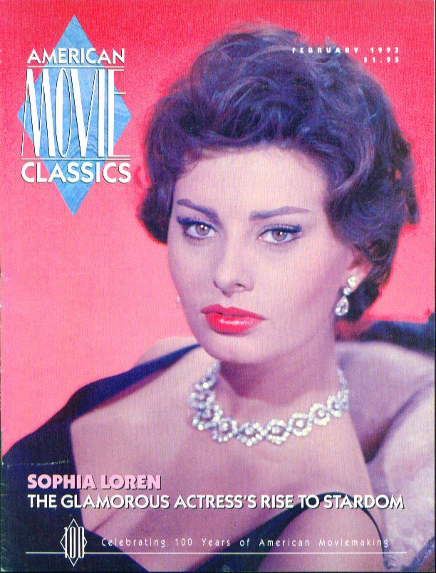AMERICAN MOVIE CLASSICS magazine side cover Issue 57 February 1993