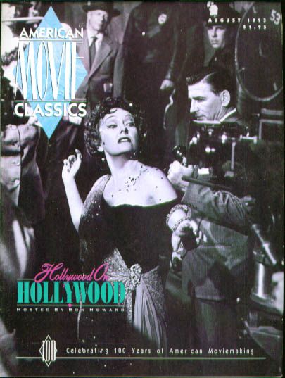 AMERICAN MOVIE CLASSICS magazine side cover Issue 63 August 1993