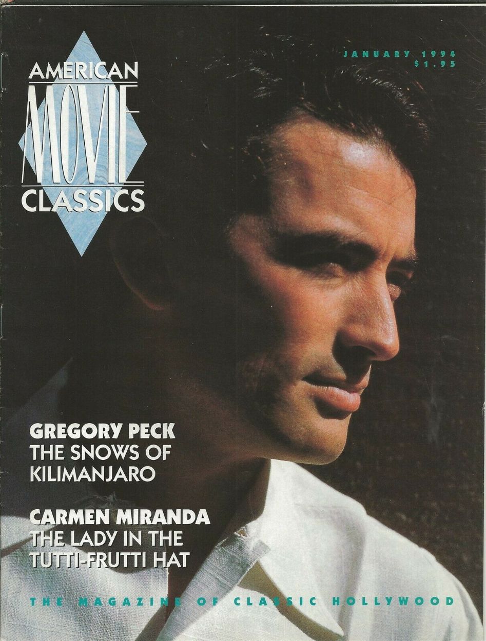 AMERICAN MOVIE CLASSICS magazine side cover Issue 68 January 1994