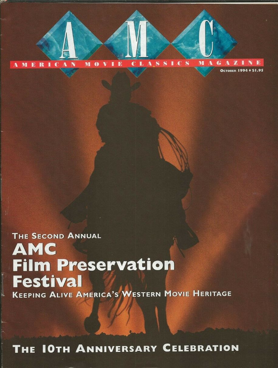 AMERICAN MOVIE CLASSICS magazine side cover Issue 77 October 1994