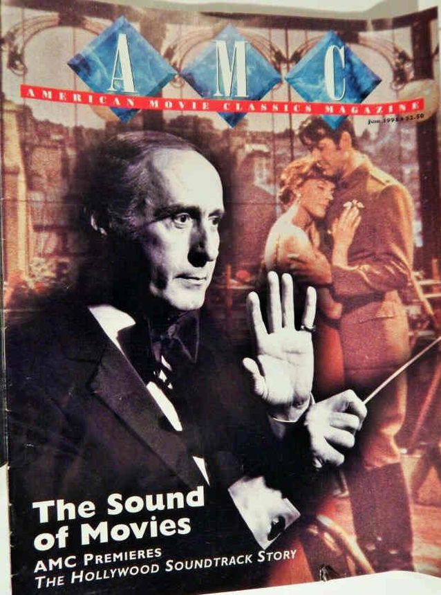 AMERICAN MOVIE CLASSICS magazine side cover Issue 85 June 1995
