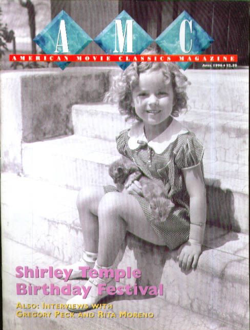 AMERICAN MOVIE CLASSICS magazine side cover Issue 95 April 1996