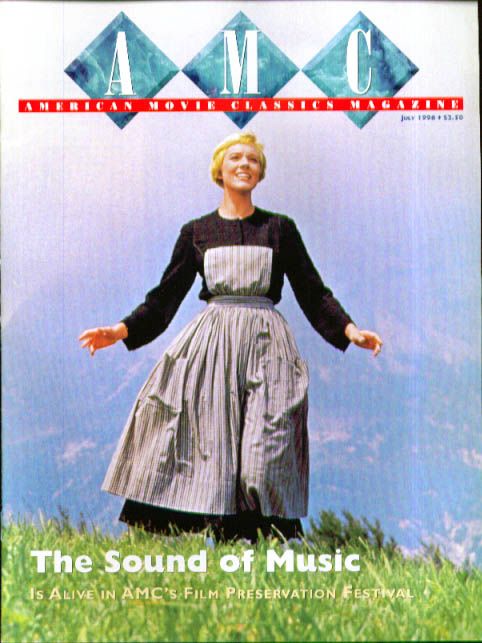 AMERICAN MOVIE CLASSICS magazine side cover Issue 98 July 1996