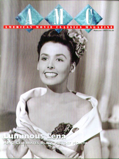 AMERICAN MOVIE CLASSICS magazine side cover Issue 105 February 1997