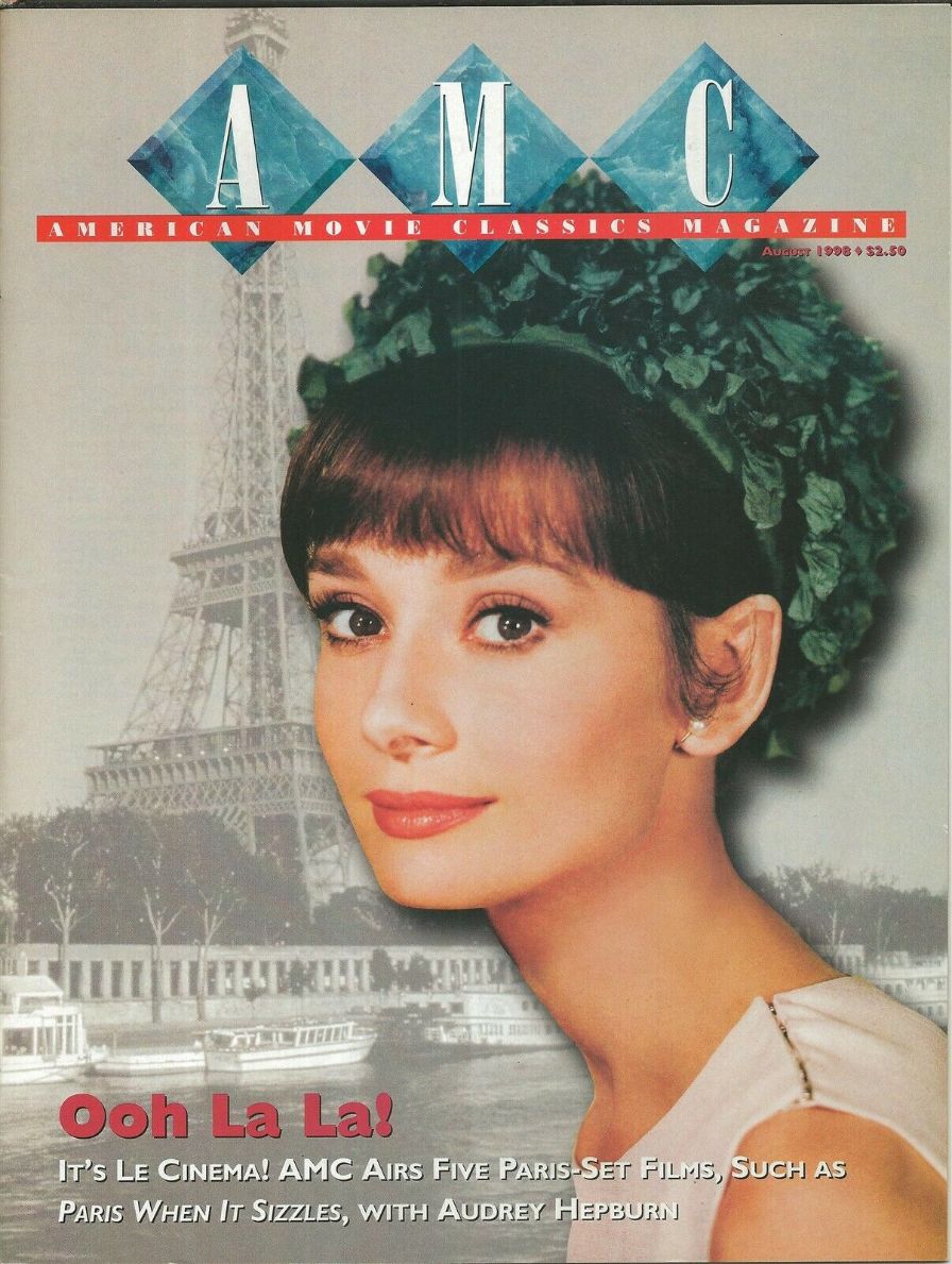AMERICAN MOVIE CLASSICS magazine side cover Issue 123 August 1998