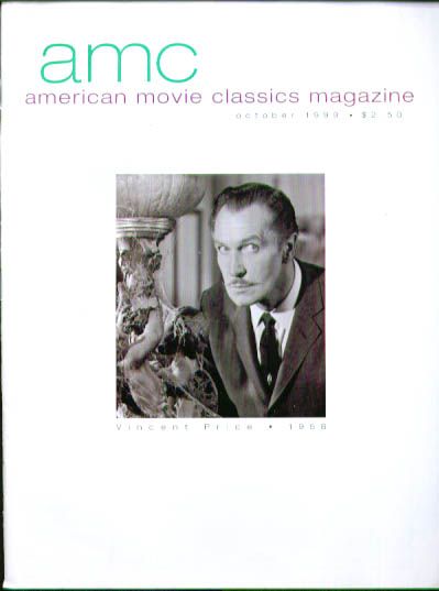 AMERICAN MOVIE CLASSICS magazine side cover Issue 137 October 1999