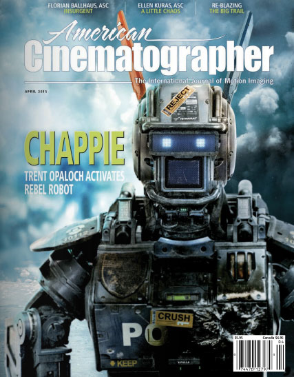 AMERICAN CINEMATOGRAPHER magazine side cover April 2015