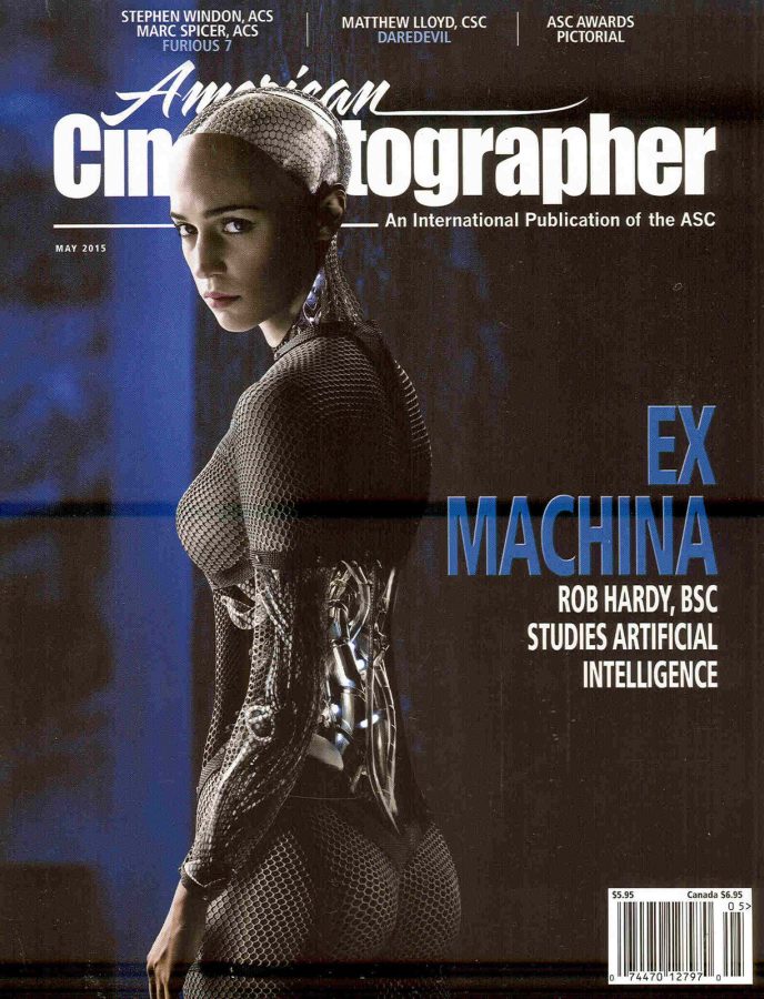 AMERICAN CINEMATOGRAPHER magazine side cover May 2015