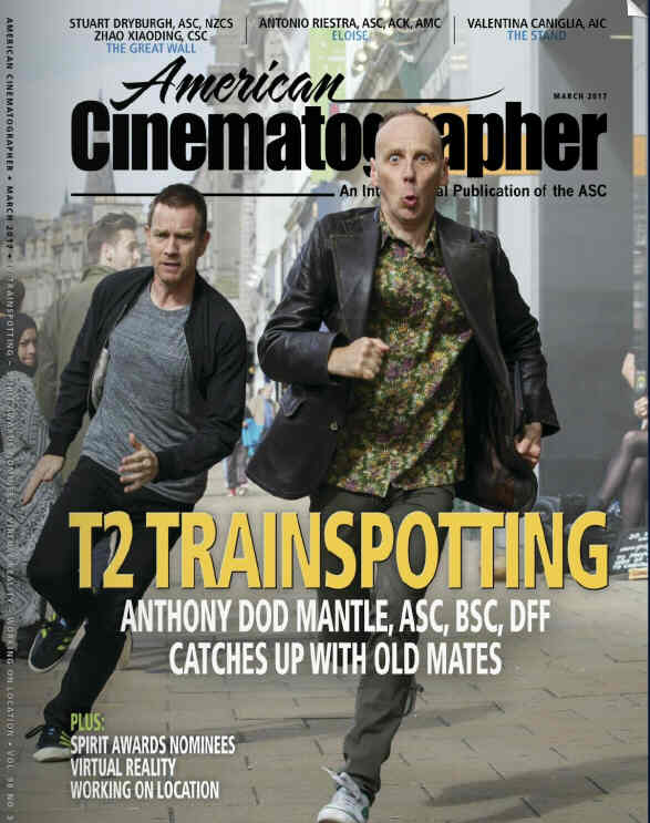 AMERICAN CINEMATOGRAPHER magazine side cover March 2017