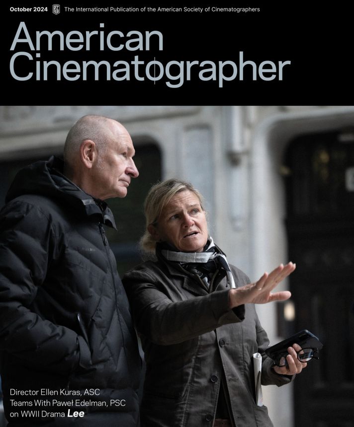 AMERICAN CINEMATOGRAPHER magazine side cover  October 2024