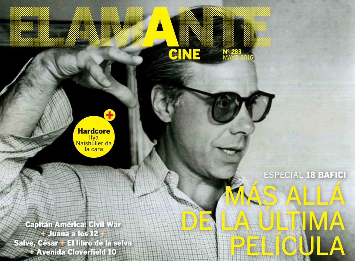 AMANTE CINE | EL magazine side cover Issue 283  May 2016