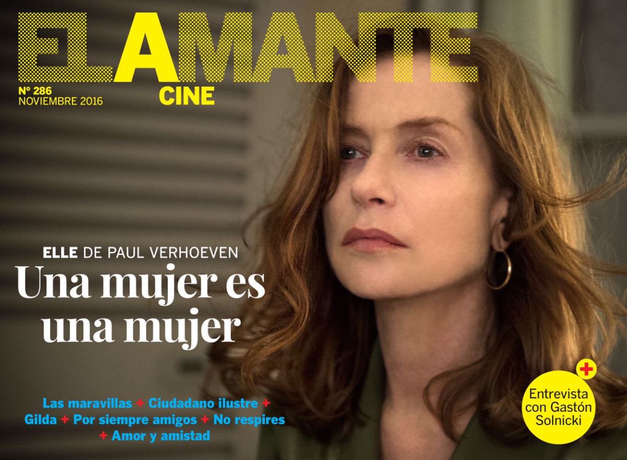 AMANTE CINE | EL magazine side cover Issue 286  November 2016