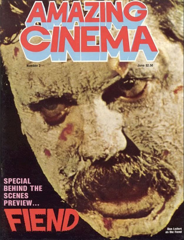 AMAZING CINEMA magazine side cover Issue 2 June 1981