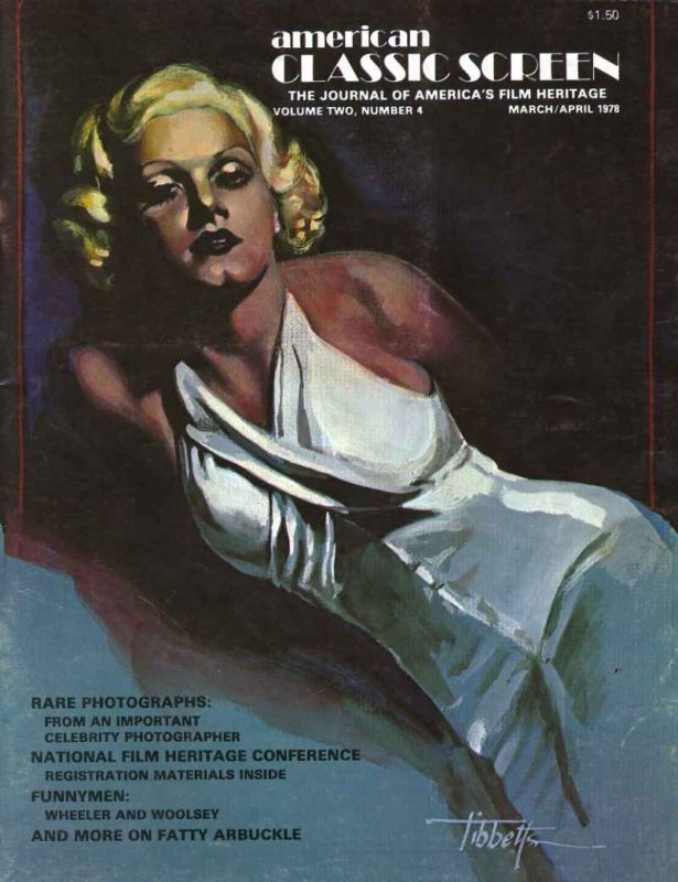 AMERICAN CLASSIC SCREEN magazine side cover Issue 10 Vol 2 #4 March/April 1978