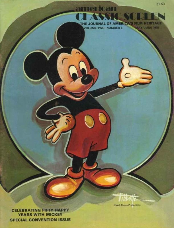AMERICAN CLASSIC SCREEN magazine side cover Issue 11 Vol 2 #5 May/June 1978