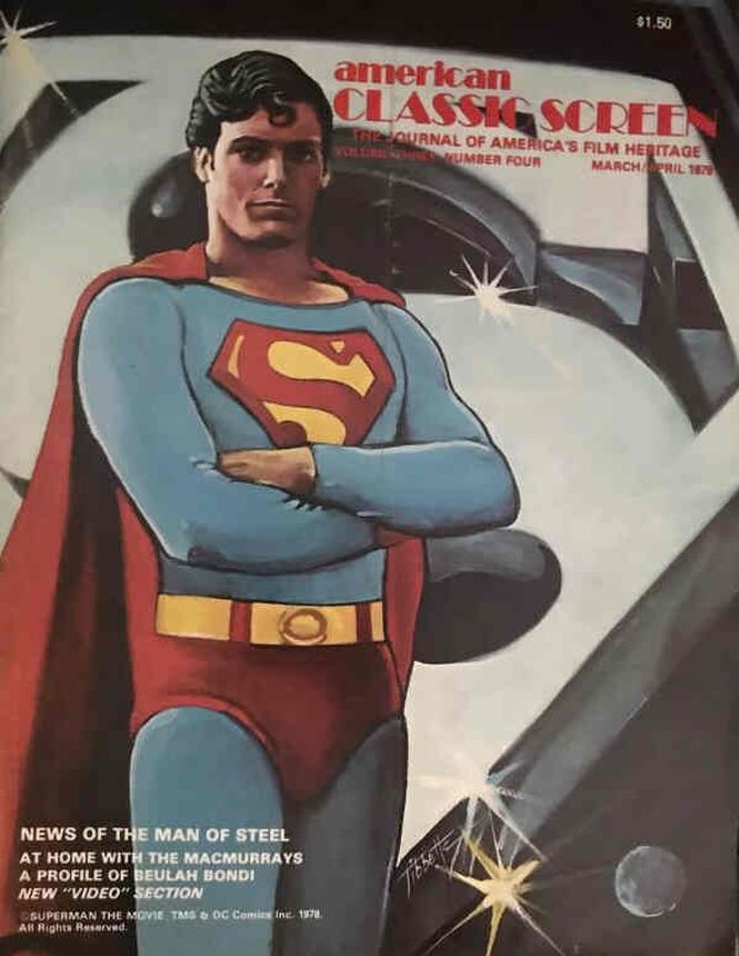 AMERICAN CLASSIC SCREEN magazine side cover Issue 16 Vol 3 #4 March/April 1979