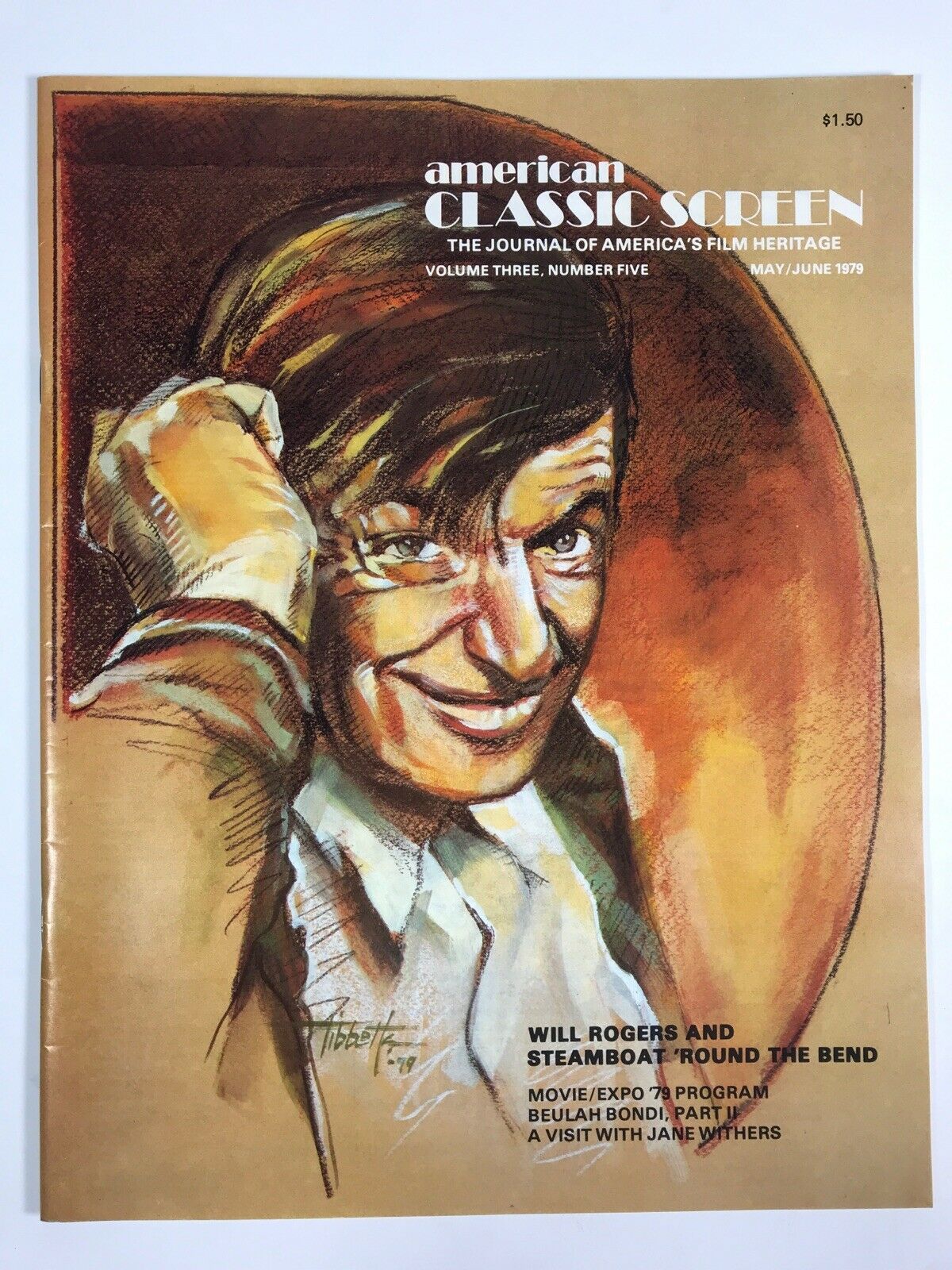 AMERICAN CLASSIC SCREEN magazine side cover Issue 17 Vol 3 #5 May/June 1979