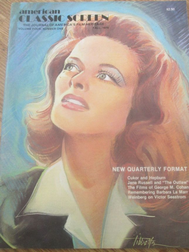 AMERICAN CLASSIC SCREEN magazine side cover Issue 19 Vol 4 #1 October/November/December 1979