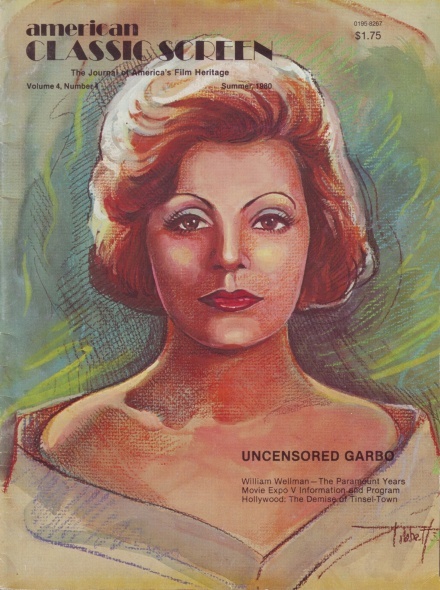 AMERICAN CLASSIC SCREEN magazine side cover Issue 22 Vol 4 #4 July/August 1980