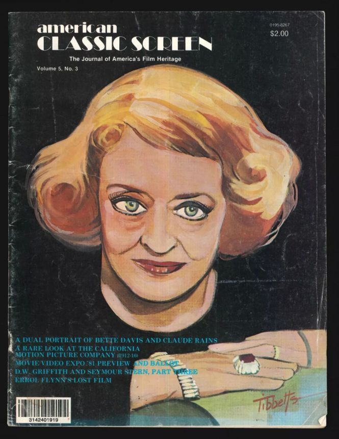 AMERICAN CLASSIC SCREEN magazine side cover Issue 27 Vol 5 #3 May/June 1981