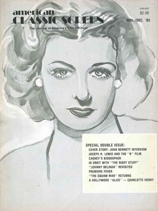 AMERICAN CLASSIC SCREEN magazine side cover Issue 41 Vol 7 #5/6 November/December 1983