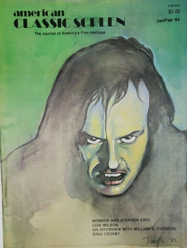 AMERICAN CLASSIC SCREEN magazine side cover Issue 42 Vol 8 #1 January/February 1984