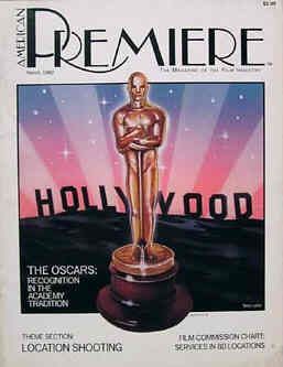 AMERICAN PREMIERE magazine side cover March 1982
