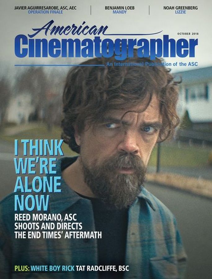 AMERICAN CINEMATOGRAPHER magazine side cover  October 2018