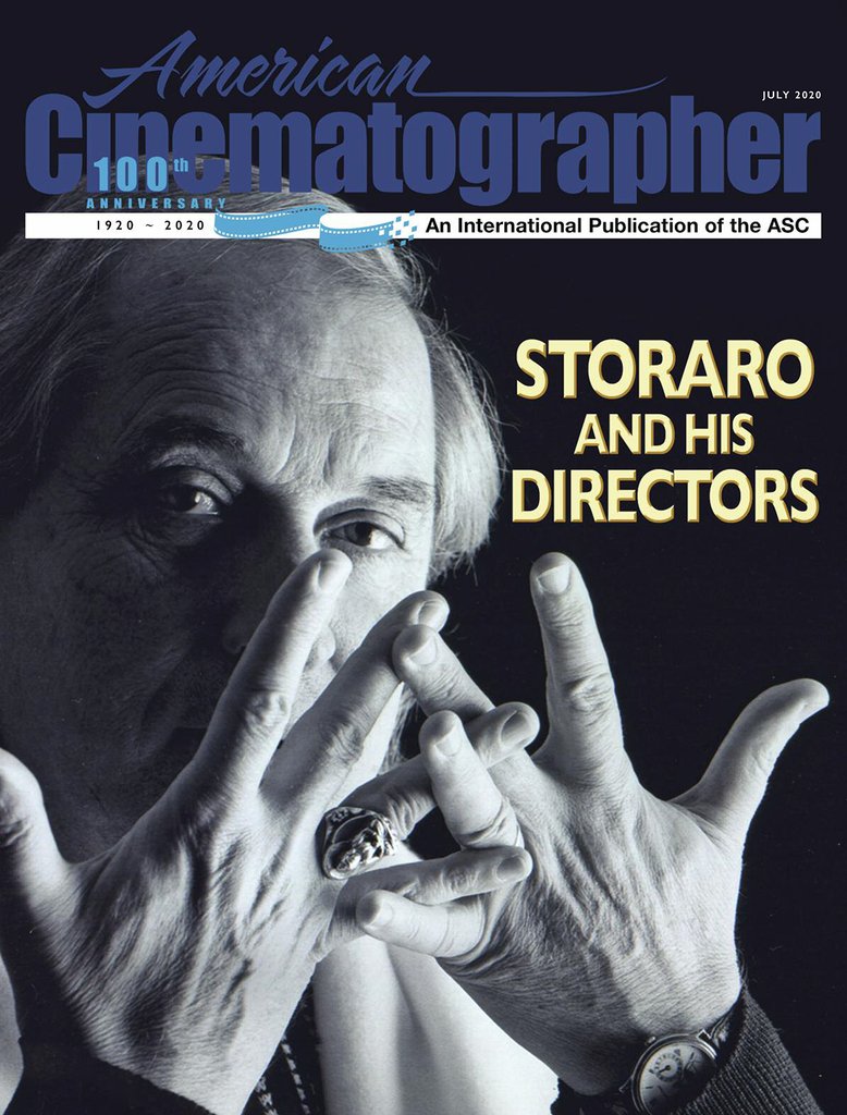 AMERICAN CINEMATOGRAPHER magazine side cover  July 2020