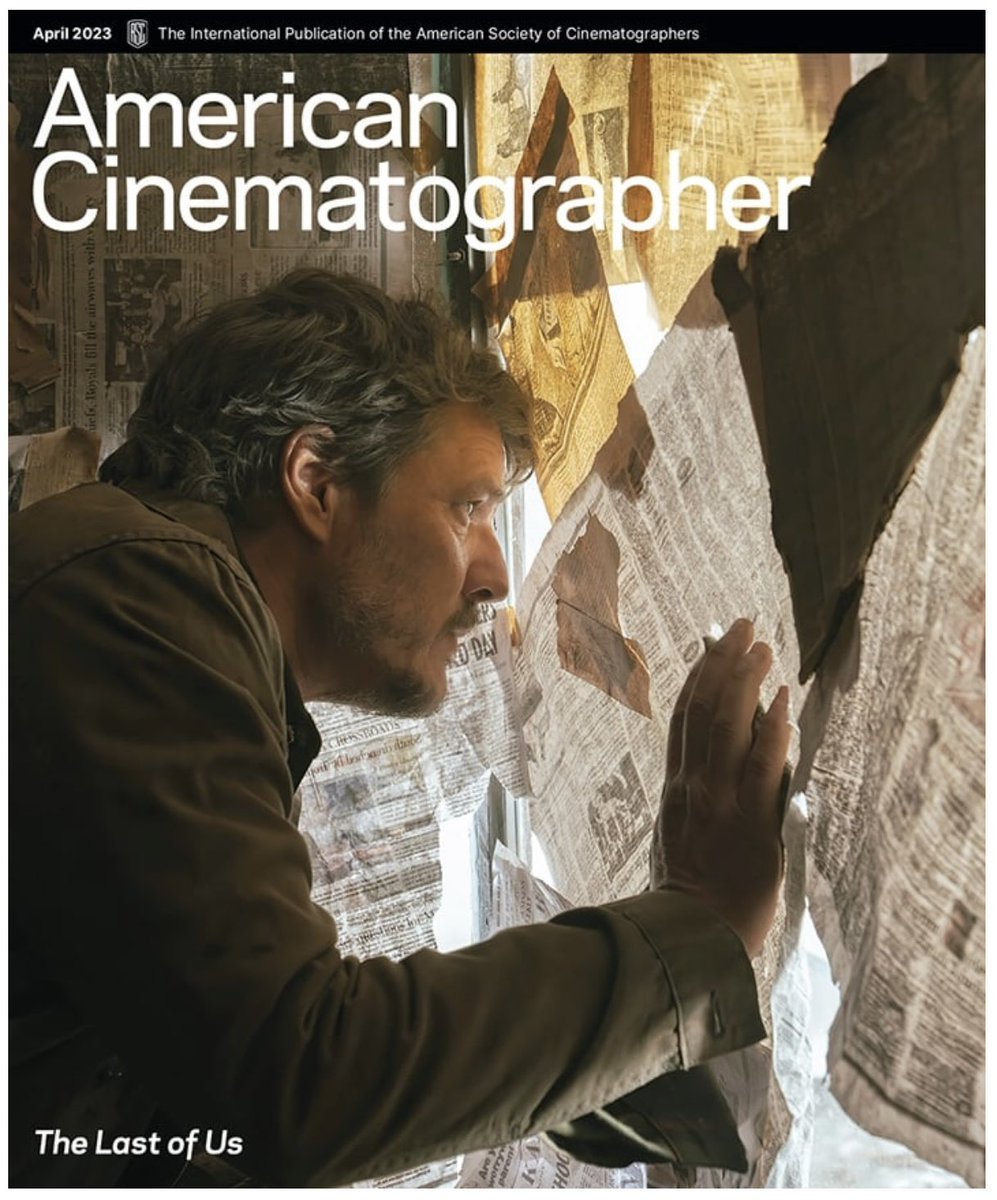 AMERICAN CINEMATOGRAPHER magazine side cover  April 2023